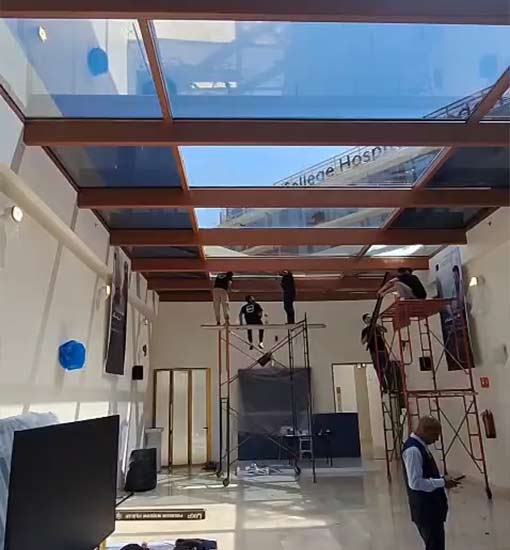 عزل حراري للزجاج ونوافذ المباني